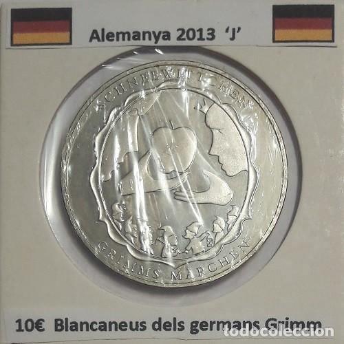 Monedas antiguas de Europa: 10 euros Alemania 2013 J Blancanieves de los Hermos Grimm CU/NI