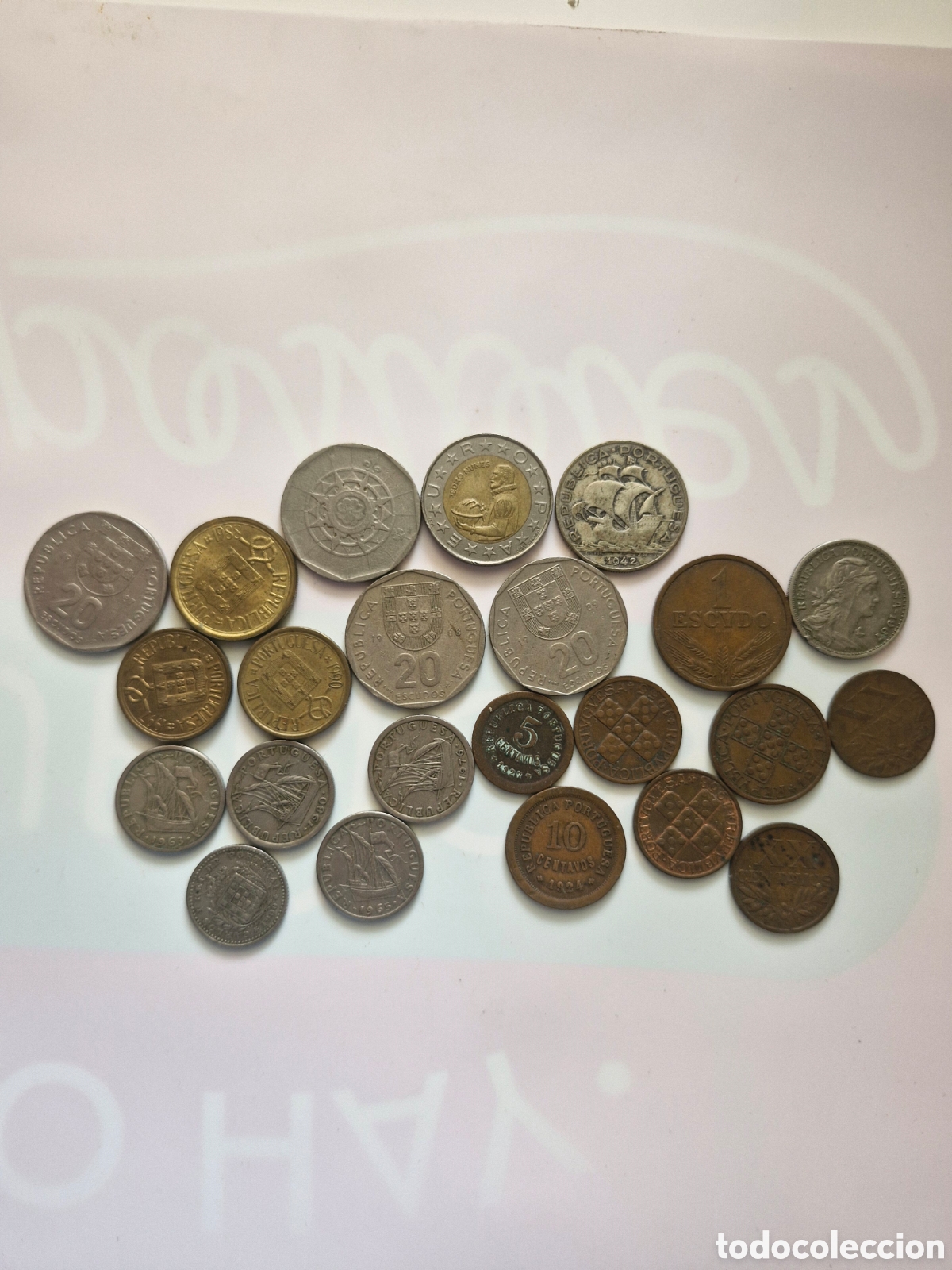 Monedas antiguas de Europa: Lote Monedas Portugal - &iexcl;Incluye la 5 Escudos PLATA 1942 Carabela!