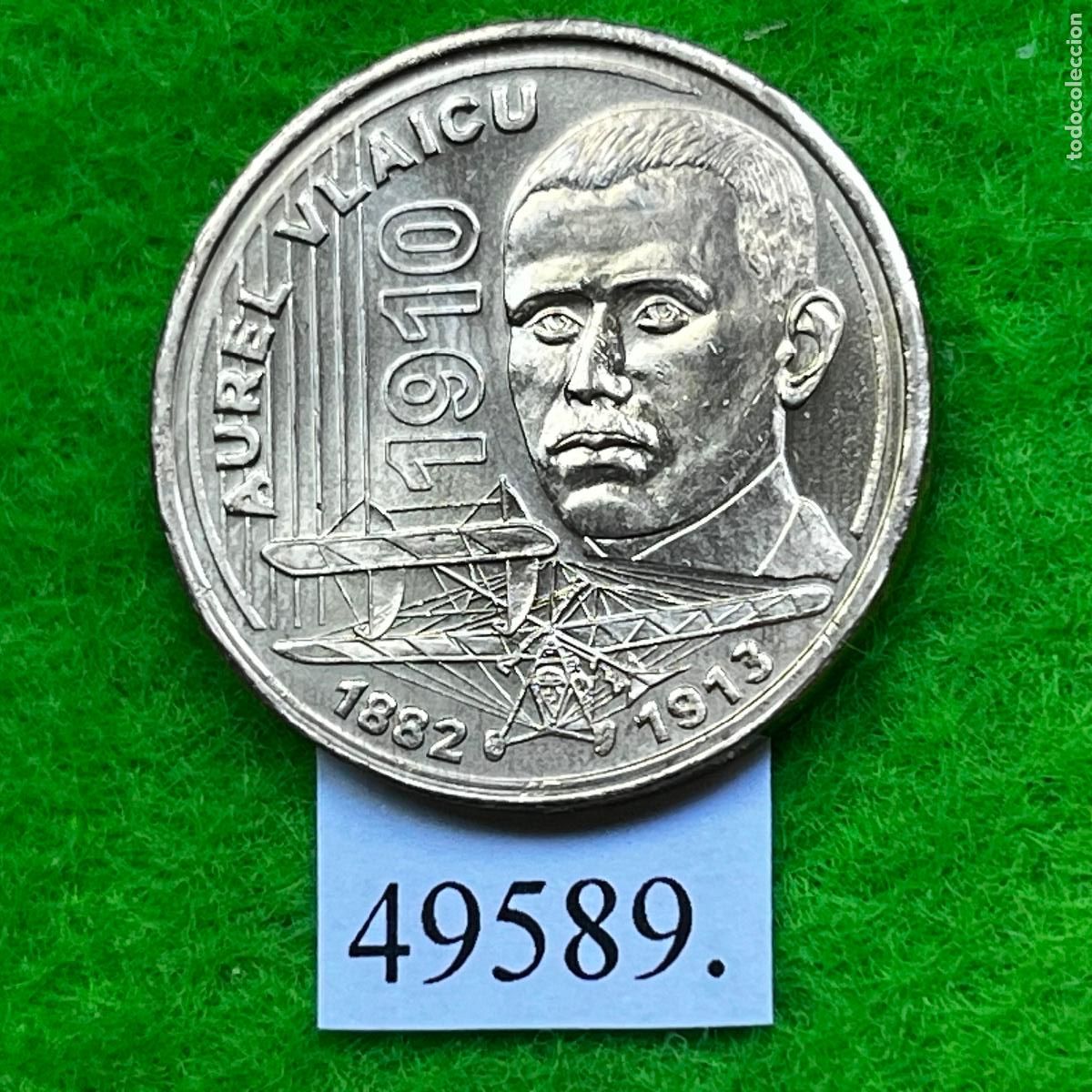 Monedas antiguas de Europa: Rumania 50 bani, 2010, Aurel Vlaicu