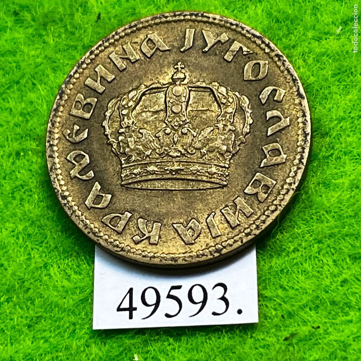 Monedas antiguas de Europa: Yugoslavia 2 dinares 1938