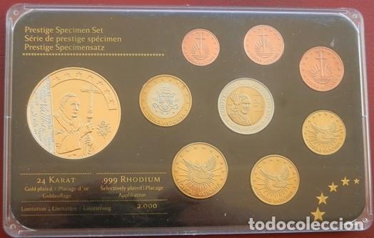 Monedas antiguas de Europa: BLISTER SPECIMEN EUROS 8 VALORES Y MEDALLA VATICANO