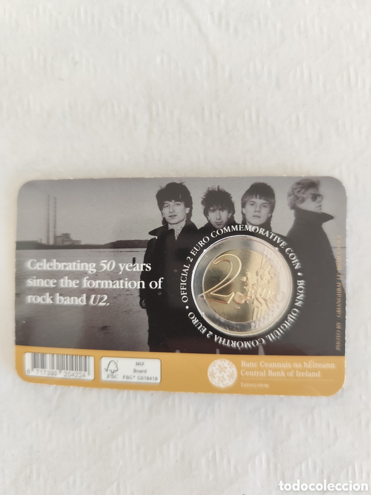 Monedas antiguas de Europa: Monedas de 2 euros de U2 - Foto 2