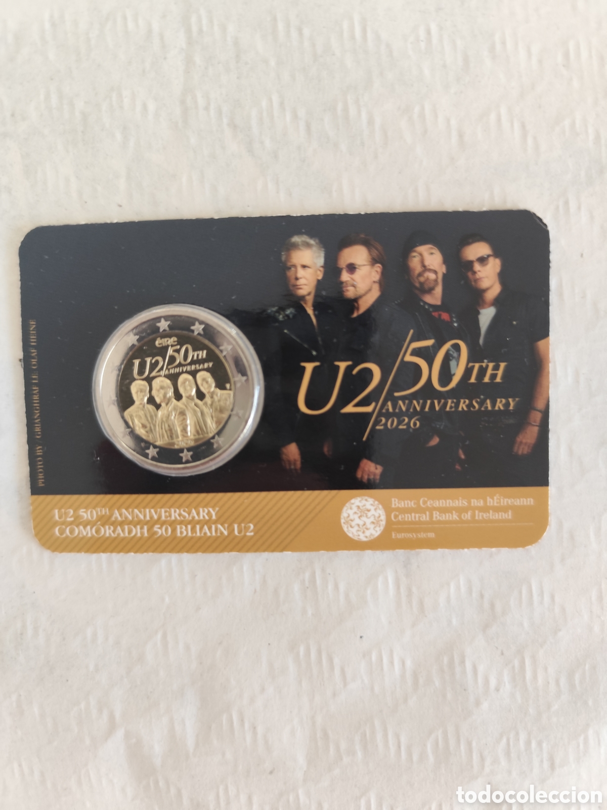 Monedas antiguas de Europa: Monedas de 2 euros de U2 - Foto 1