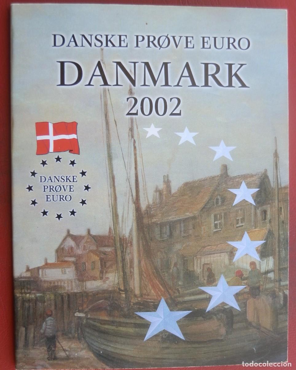 Old Coins of Europe: BLISTER SERIE PRUEBA EUROS 2002 SIN CIRCULAR DINAMARCA