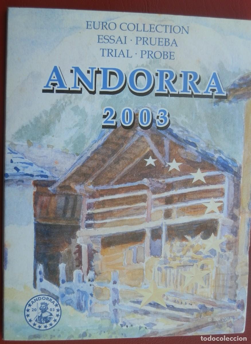 Monedas antiguas de Europa: BLISTER SERIE PRUEBA EUROS 2003 SIN CIRCULAR ANDORRA