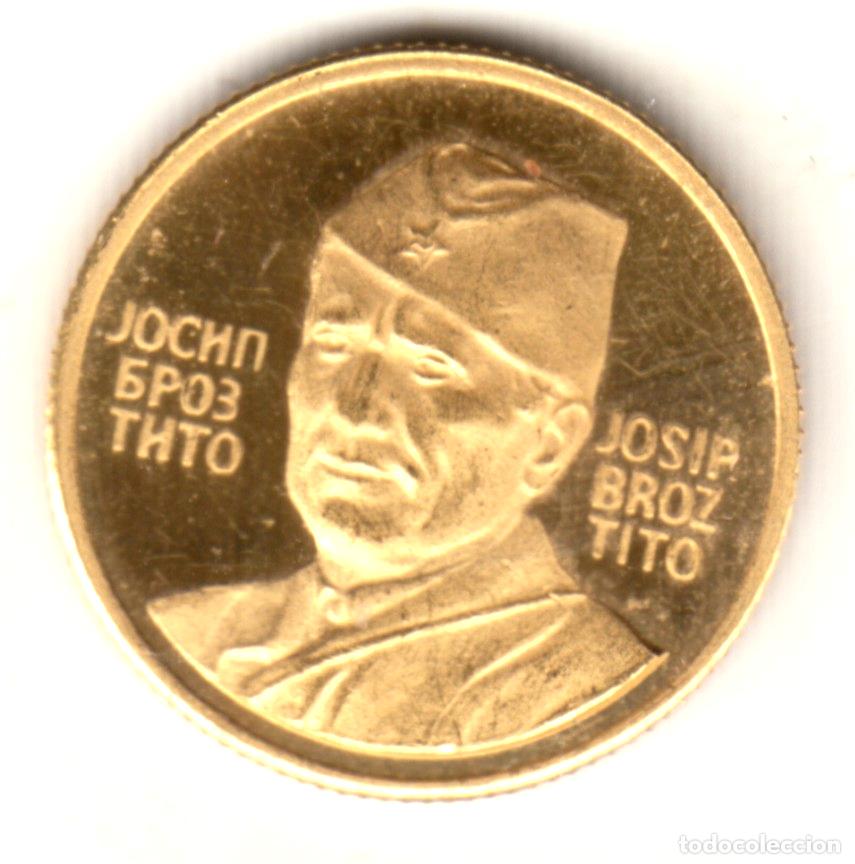 Monedas antiguas de Europa: YUGOSLAVIA medalla oro JOSIP BROZ TITO 30 aniversario JAJCE 1943-1973