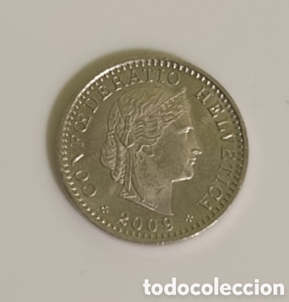 Moedas antigas da Europa: SUIZA moneda 20 rappen 2009