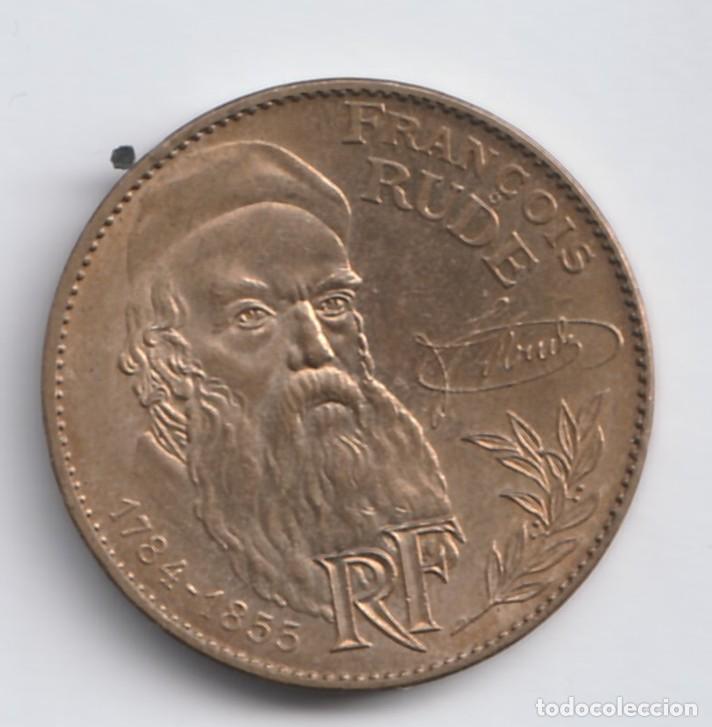 Monedas antiguas de Europa: Francia 10 francos, Francois Rude 1984 KM# 954 UNC