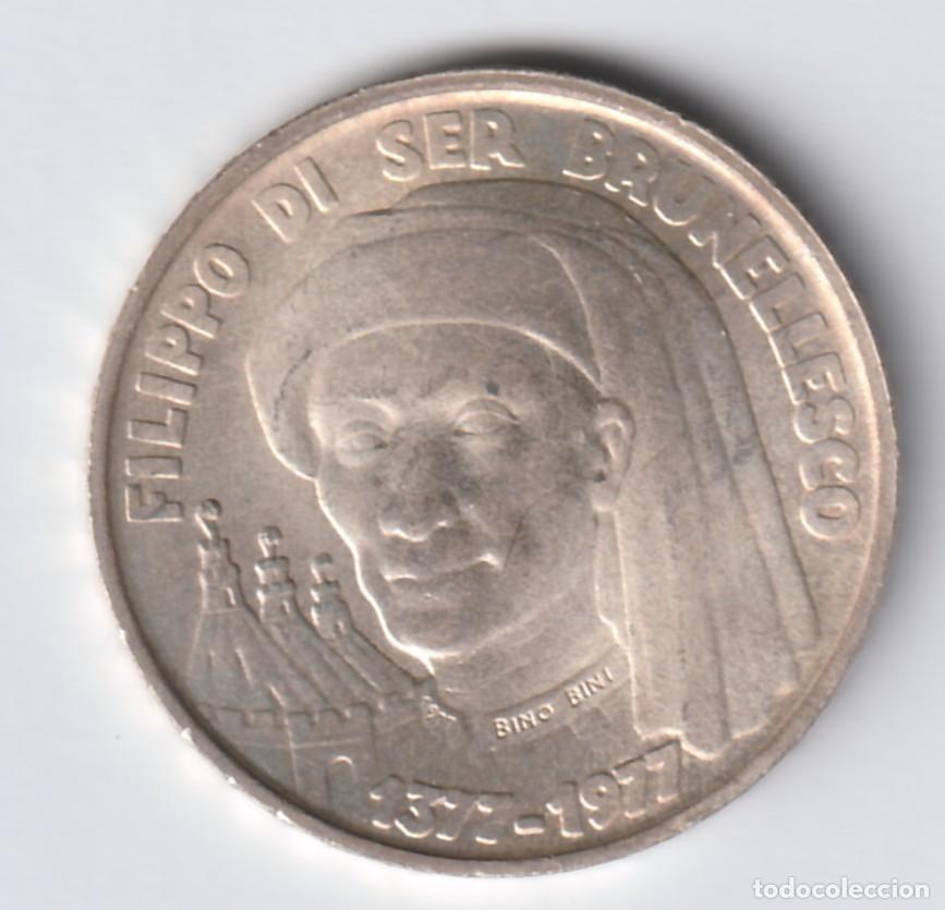 Monedas antiguas de Europa: San Marino 1000 Lire (Brunelleschi) 1977 Plata 835 KM# 72