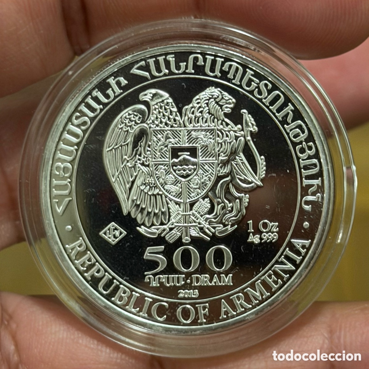 Monedas antiguas de Europa: Moneda plata 999 31,1 g Armenia Arca de No&eacute; 2013