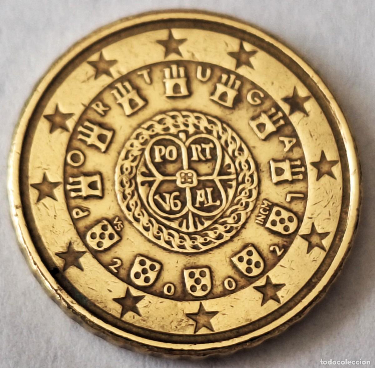 Monedas antiguas de Europa: PORTUGAL - MONEDA DE 10 CENTIMOS DE EURO DEL A&Ntilde;O 2002 - BIEN CONSERVADA