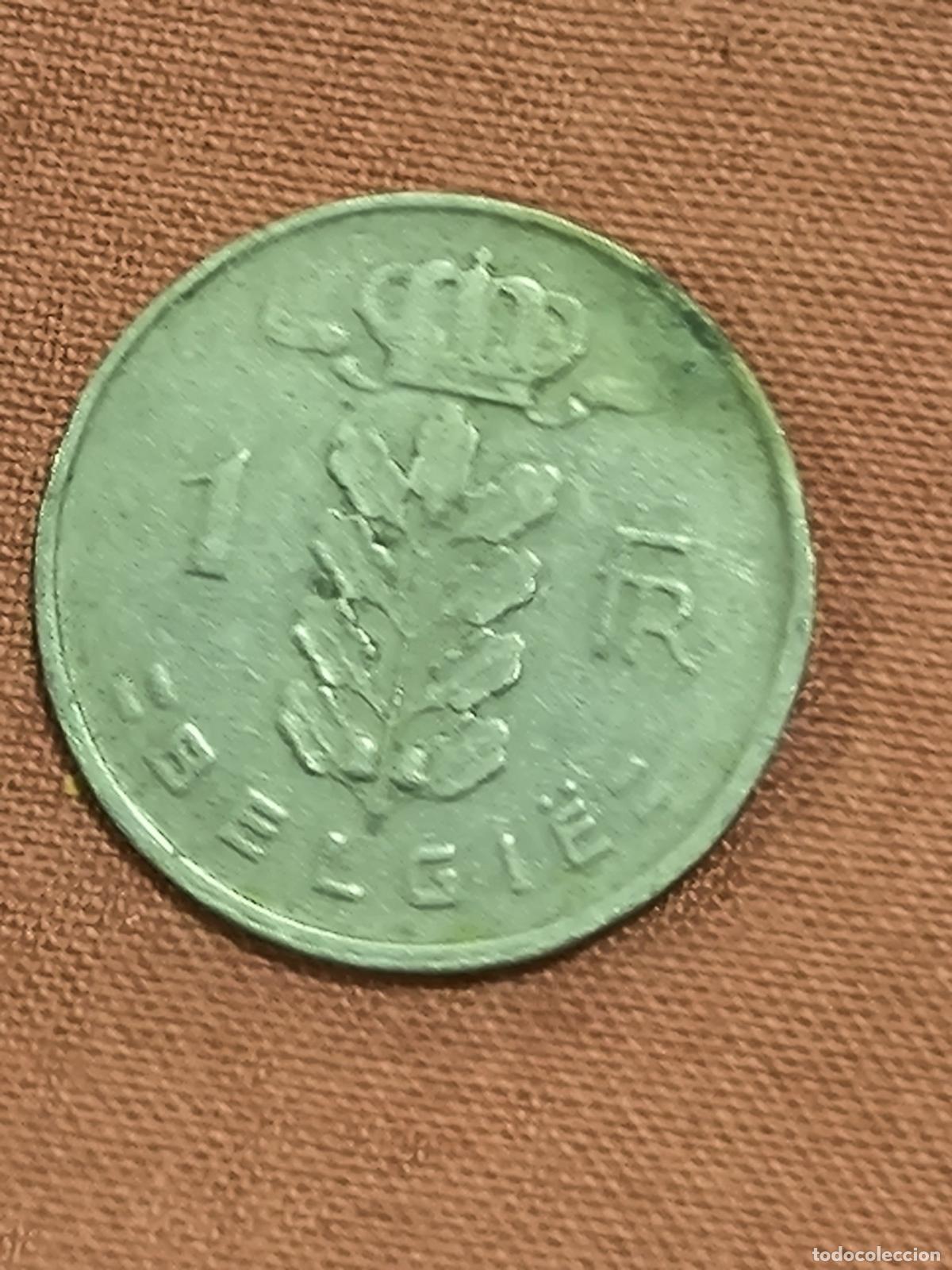 Old Coins of Europe: Moneda de Espa&ntilde;a 1 FR B&eacute;lgica Antigua Rara Coleccionismo Numism&aacute;tica