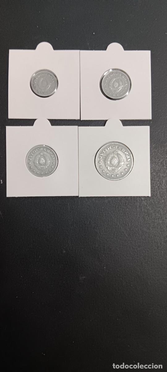 Alte M&uuml;nzen aus Europa: YUGOSLAVIA 50 PARA 1,2 Y 5 DINARA 1945 MBC KMS=25-26-27-28 (ZINC)