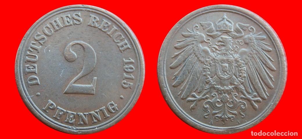 Alte M&uuml;nzen aus Europa: 2 PFENNIG 1915A IMPERIO ALEMANIA-156577