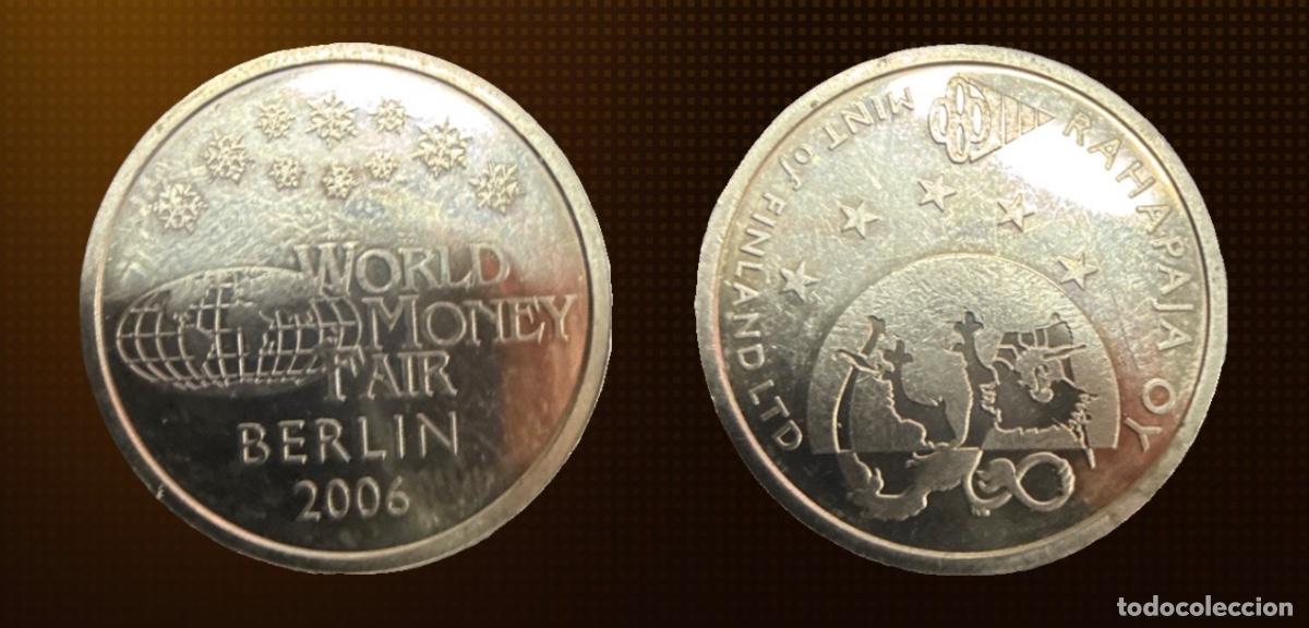 Monedas antiguas de Europa: Ceca de Finlandia World Money Fair Medalla 2006