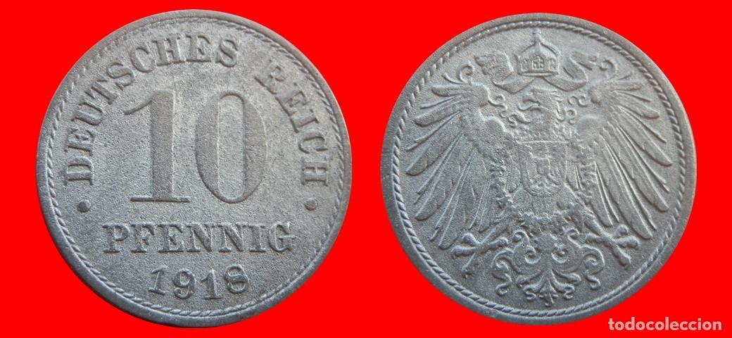 Monete antiche di Europa: 10 PFENNIG 1918 IMPERIO ALEMANIA-156607