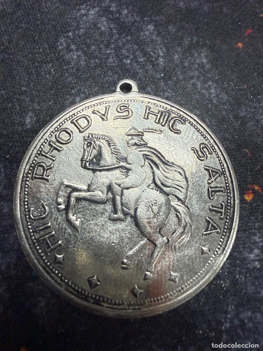 Moedas antigas da Europa: Ficha de Medalla Norske L&oslash;ve y Jinete (Siglo XX)