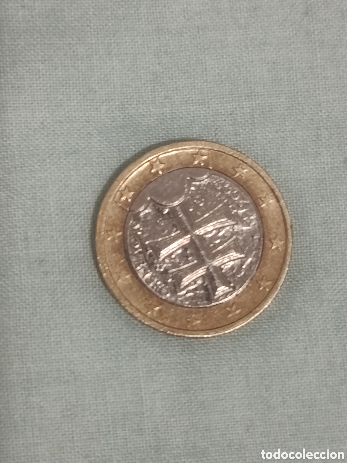 Old Coins of Europe: 1 Euro Eslovaquia 2009 error de acu&ntilde;aci&oacute;n