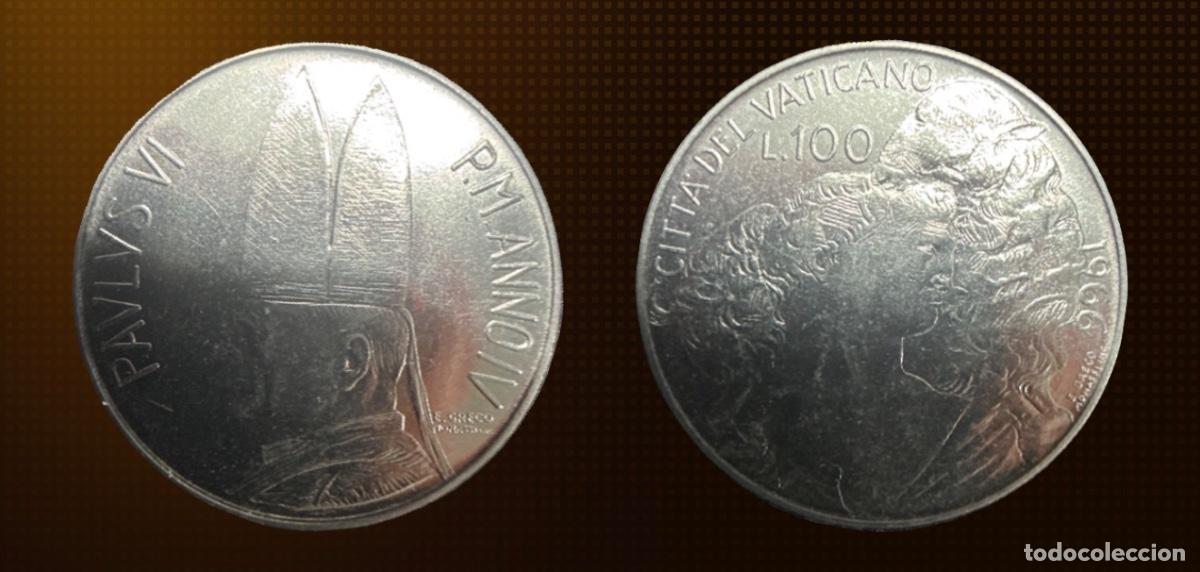 Old Coins of Europe: Ciudad del Vaticano 100 liras &middot; 1966