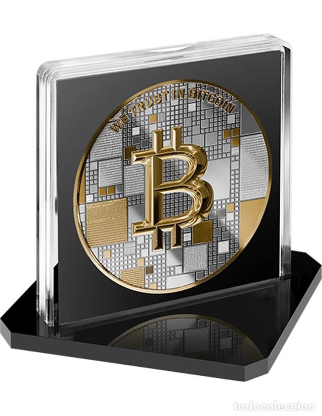 Old Coins of Europe: Moneda Bitcoin Plata Pura