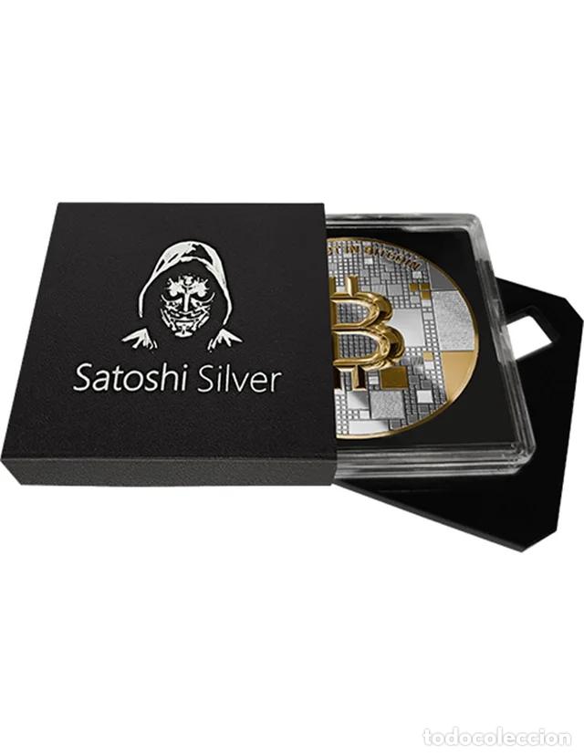 Monedas antiguas de Europa: Moneda Bitcoin Plata Pura - Foto 3