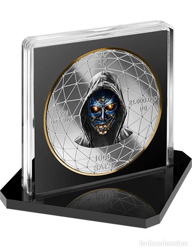 Monedas antiguas de Europa: Moneda Bitcoin Plata Pura - Foto 4