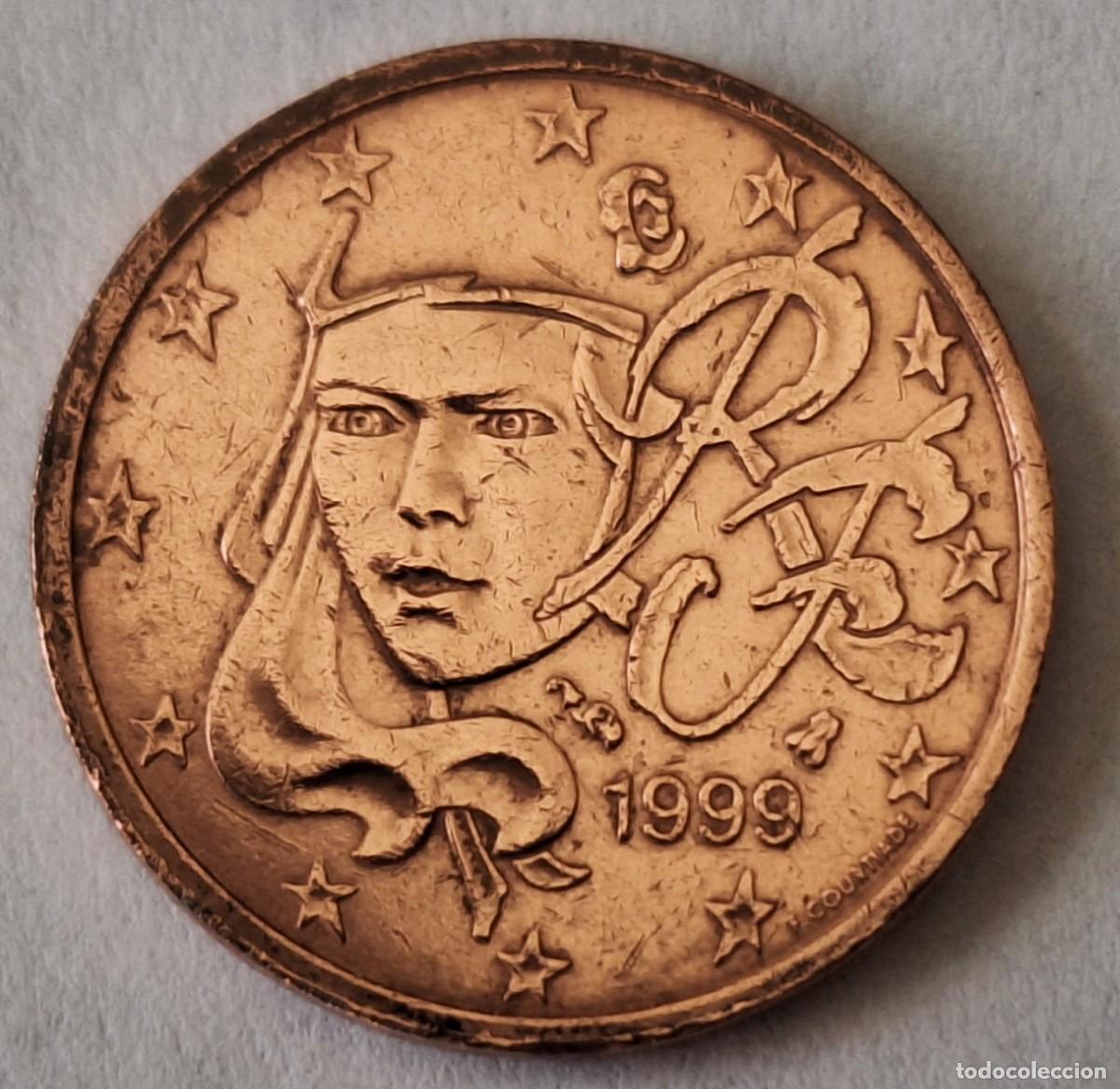 Alte M&uuml;nzen aus Europa: FRANCIA - MONEDA DE 2 CENTIMOS DE EURO DEL A&Ntilde;O 1999 - BIEN CONSERVADA