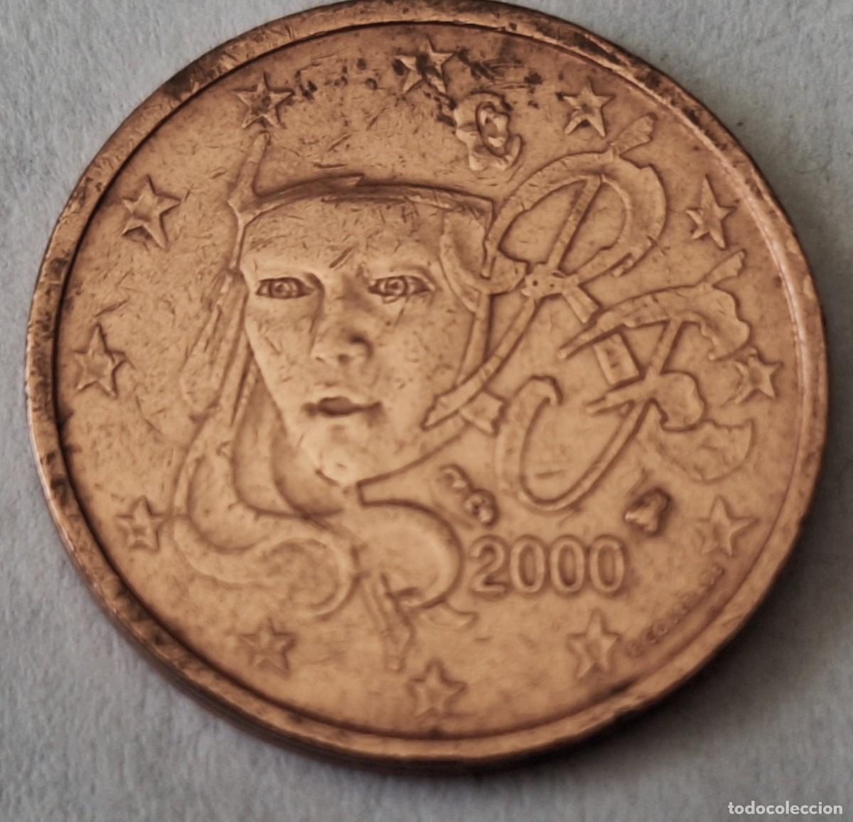 Alte M&uuml;nzen aus Europa: FRANCIA - MONEDA DE 2 CENTIMOS DE EURO DEL A&Ntilde;O 2000 - BIEN CONSERVADA