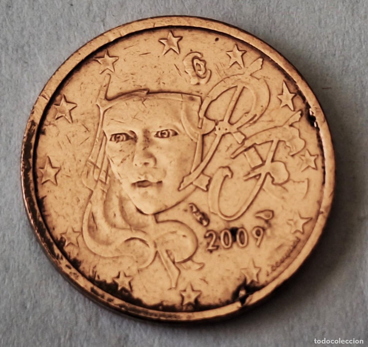 Alte M&uuml;nzen aus Europa: FRANCIA - MONEDA DE 2 CENTIMOS DE EURO DEL A&Ntilde;O 2009 - BIEN CONSERVADA