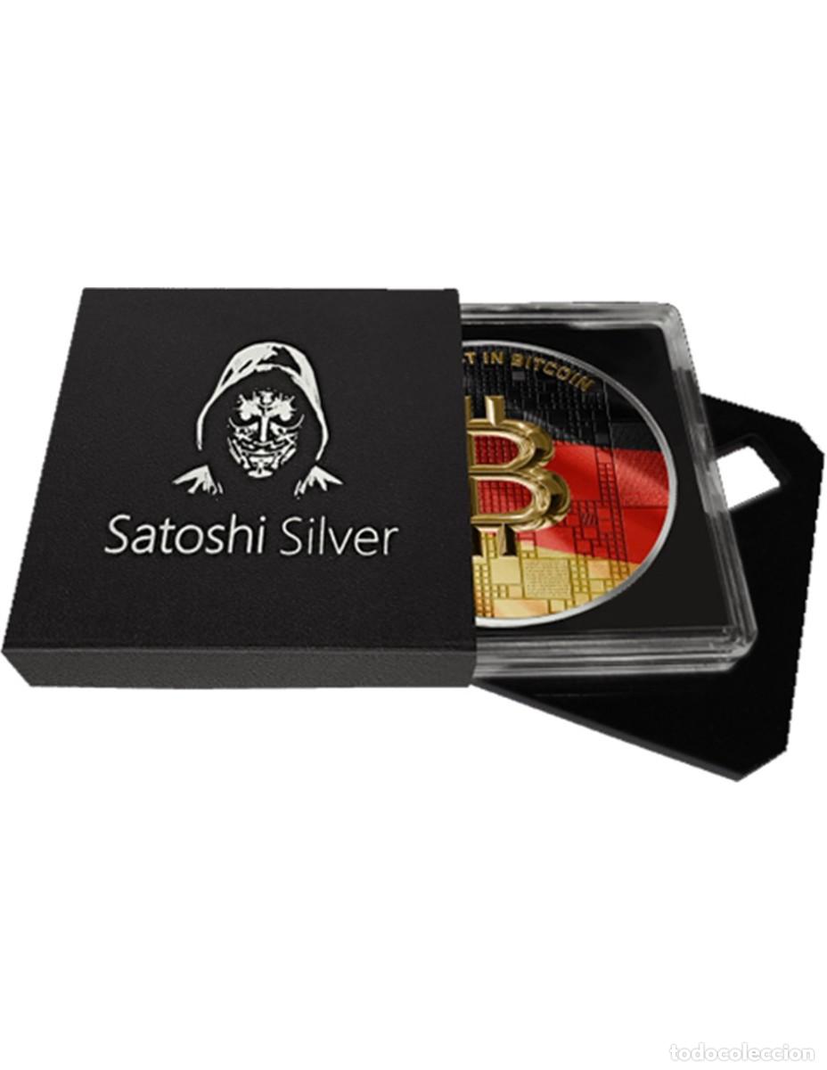 Monedas antiguas de Europa: Moneda Bitcoin Plata Pura - Foto 4