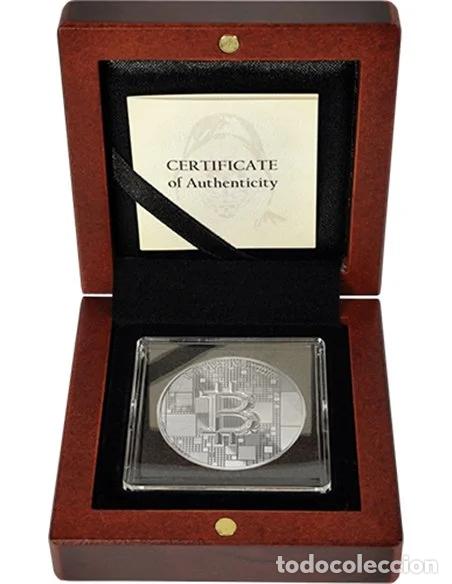 Monedas antiguas de Europa: Moneda Bitcoin Plata Pura - Foto 3