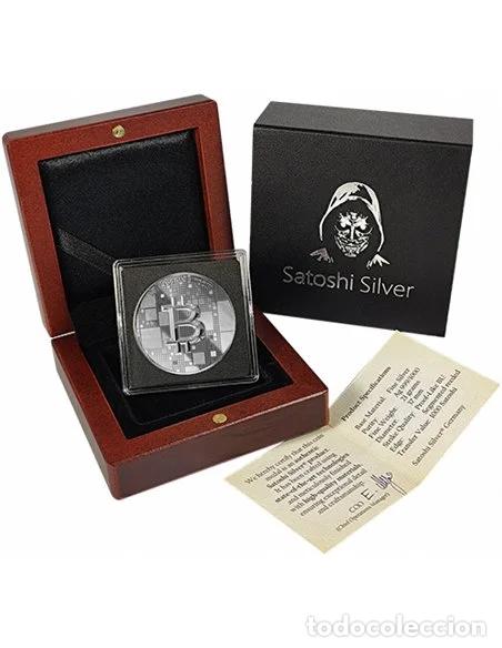 Monedas antiguas de Europa: Moneda Bitcoin Plata Pura - Foto 4