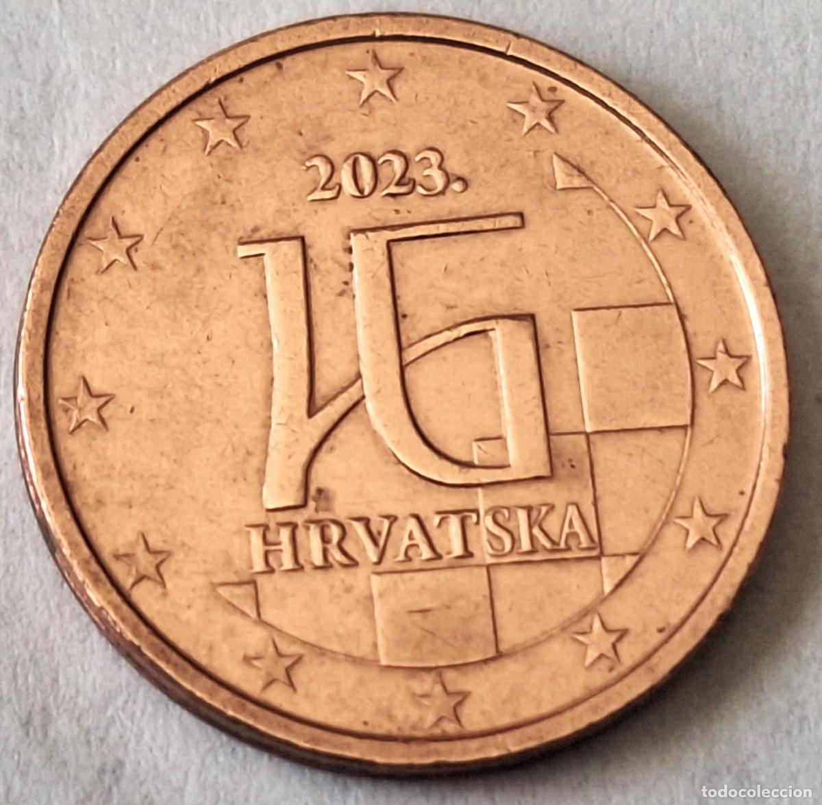 Alte M&uuml;nzen aus Europa: CROACIA - MONEDA DE 2 CENTIMOS DE EURO DEL A&Ntilde;O 2023 - BIEN CONSERVADA