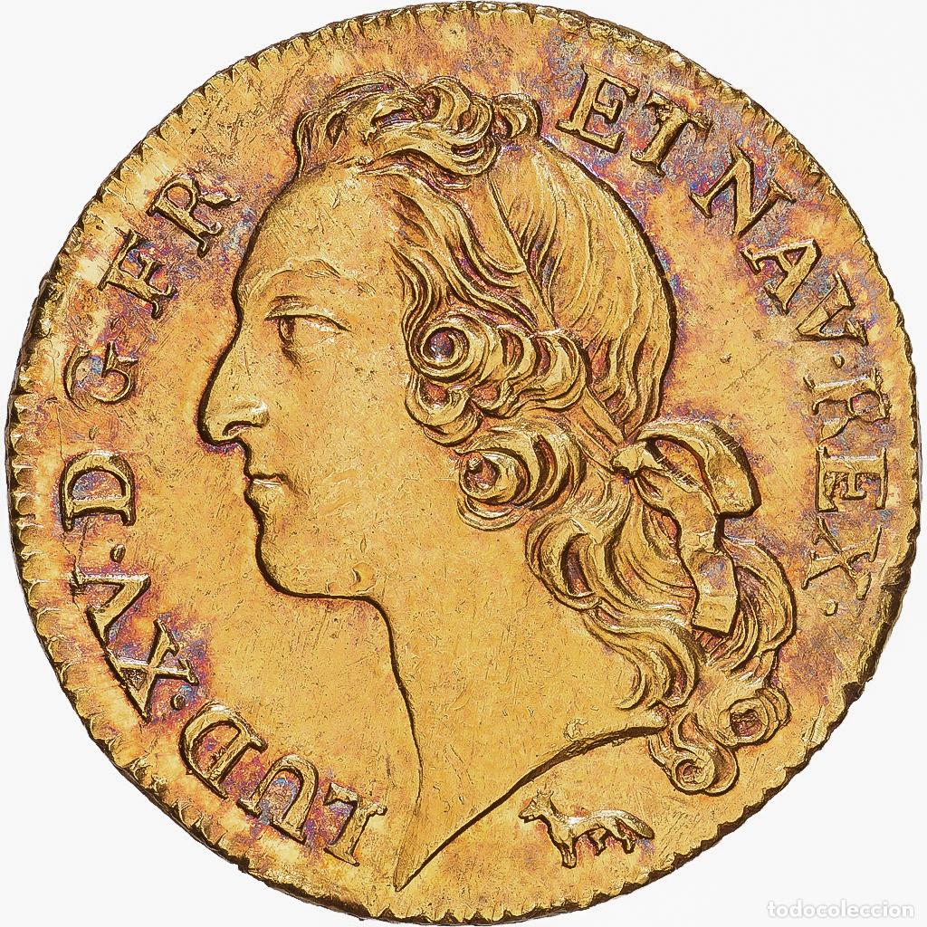 Alte M&uuml;nzen aus Europa: [#1547554] Francia, Louis XV, louis d'or au bandeau, 1750, Paris, Oro, EBC, Gadoury:341
