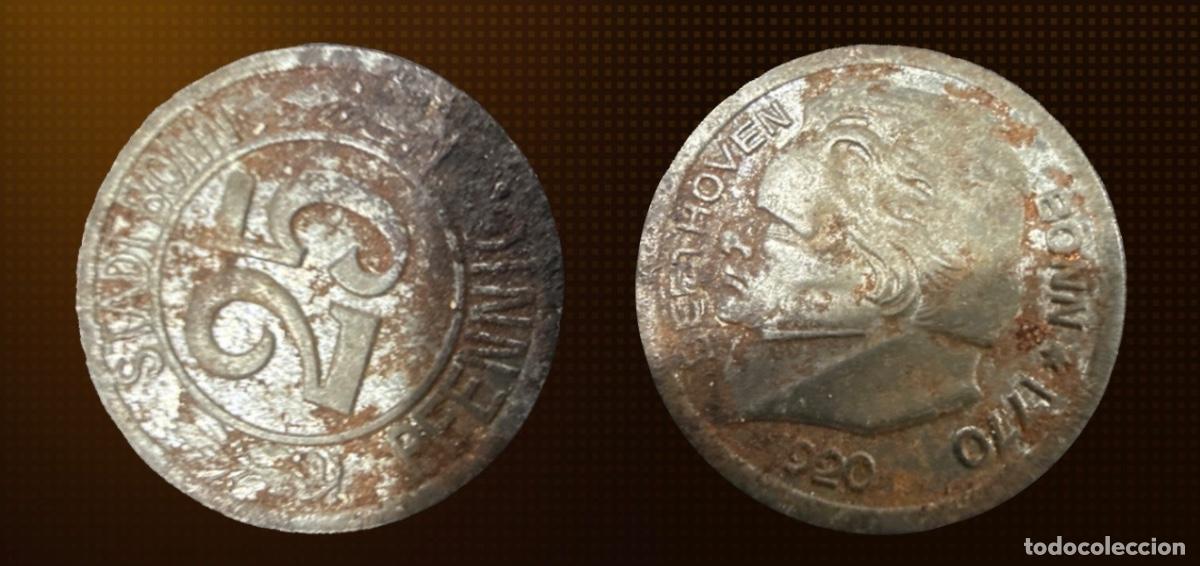 Monedas antiguas de Europa: Stadt Bonn Notgeld 25 Pfennig 1920