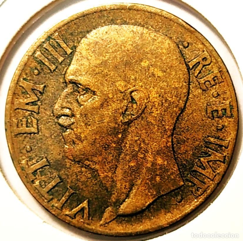 Old Coins of Europe: ITALIA (1900-1946) - 10 CENTESIMOS 1939 R - REY VITTORIO EMANUEL III - A - 4,90 GR. COBRE
