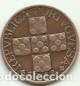 Old Coins of Europe: XX (20) CENTAVOS PORTUGAL - 1943 - BRONCE - DIFICIL - FOTOS