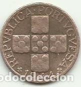 Old Coins of Europe: XX (20) CENTAVOS PORTUGAL - 1944 - BRONCE - DIFICIL - FOTOS