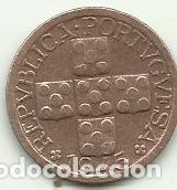 Monnaies anciennes de Europe: XX (20) CENTAVOS PORTUGAL - 1945 - BRONCE - DIFICIL - FOTOS