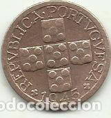 Monnaies anciennes de Europe: XX (20) CENTAVOS PORTUGAL - 1945 - BRONCE - DIFICIL - FOTOS