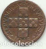 Monnaies anciennes de Europe: XX (20) CENTAVOS PORTUGAL - 1945 - BRONCE - DIFICIL - FOTOS