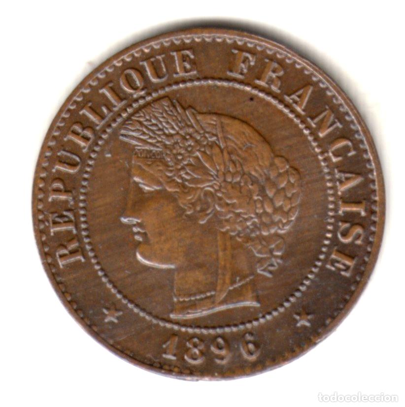 Monedas antiguas de Europa: FRANCIA 1 centime 1896 A REPUBLIQUE FRANCAISE