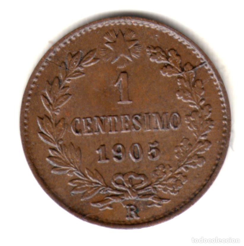 Monedas antiguas de Europa: ITALIA 1 centesimo 1905 R - Victor Emmanuel III