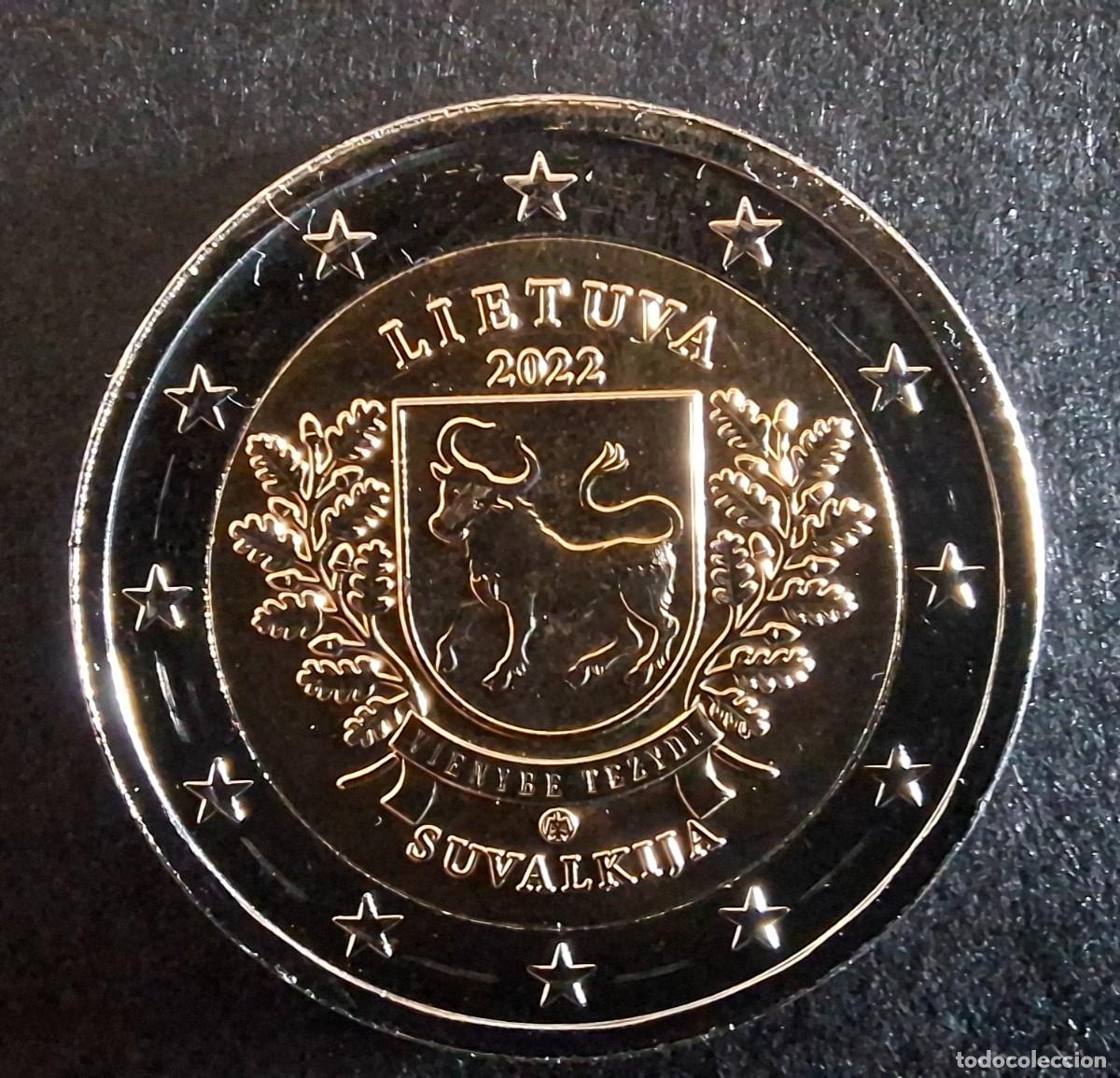 Monnaies anciennes de Europe: LITUANIA 2 Euros COMMEMORATIVOS 2022 KM 276