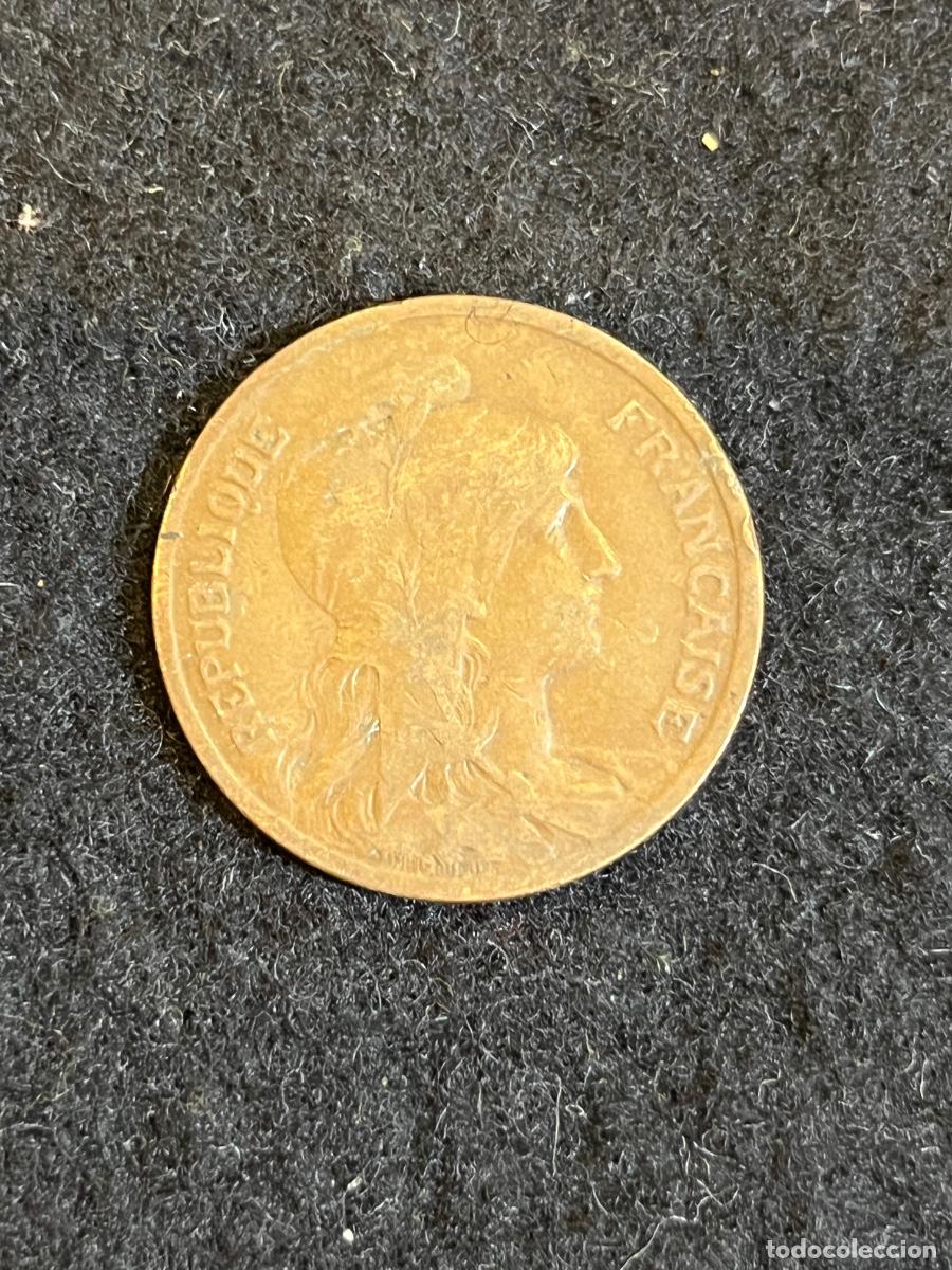 Monete antiche di Europa: Moneda 10 C&eacute;ntimos Francia 1916 Daniel-Dupuis Tercera Rep&uacute;blica Bronce Marianne Primera Guerra Mundi