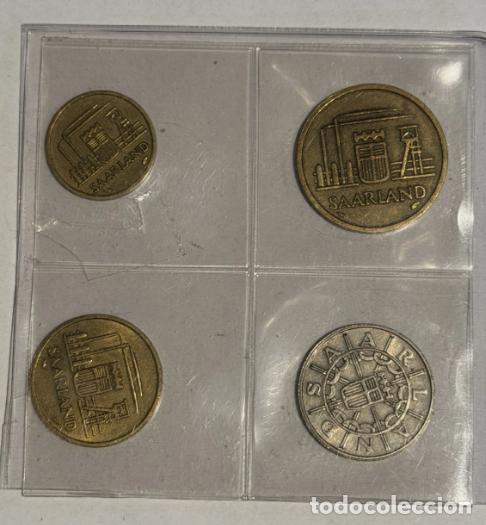 Alte M&uuml;nzen aus Europa: ALEMANIA SARRE 10, 20, 50 Y 100 FRANCOS - COLECCION COMPLETA