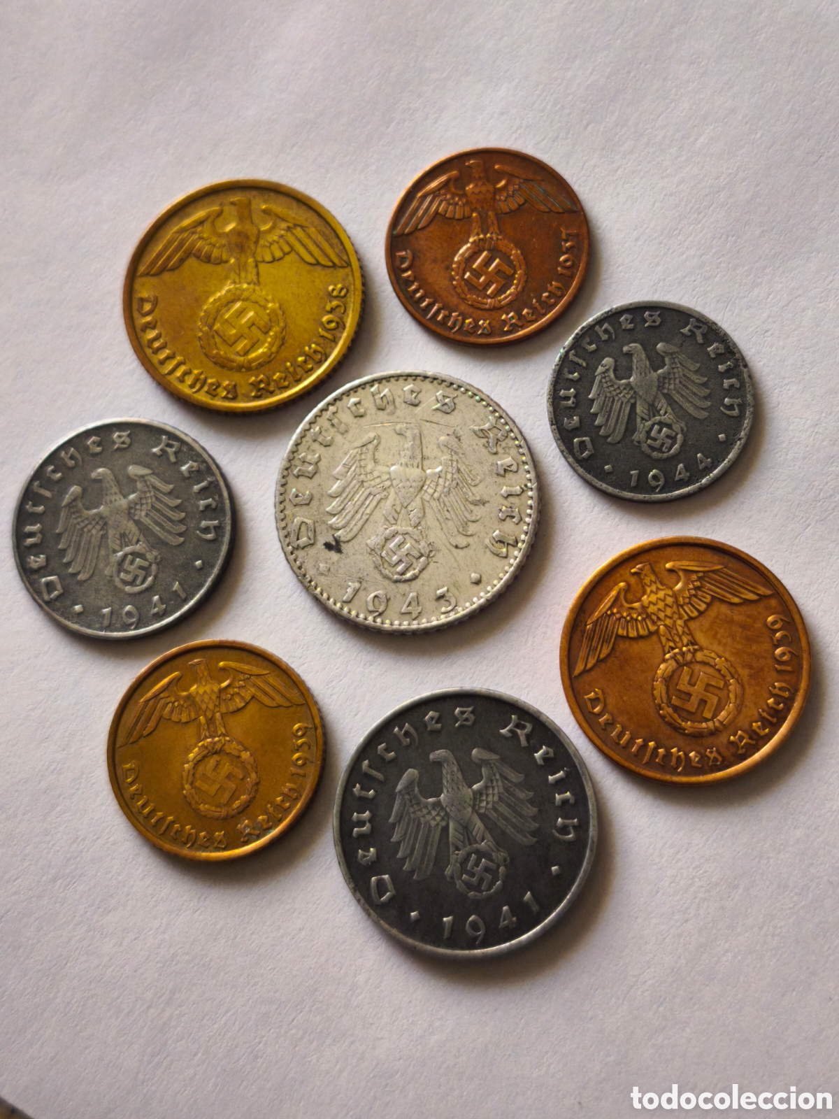 Old Coins of Europe: Serie monedas &eacute;poca nazi