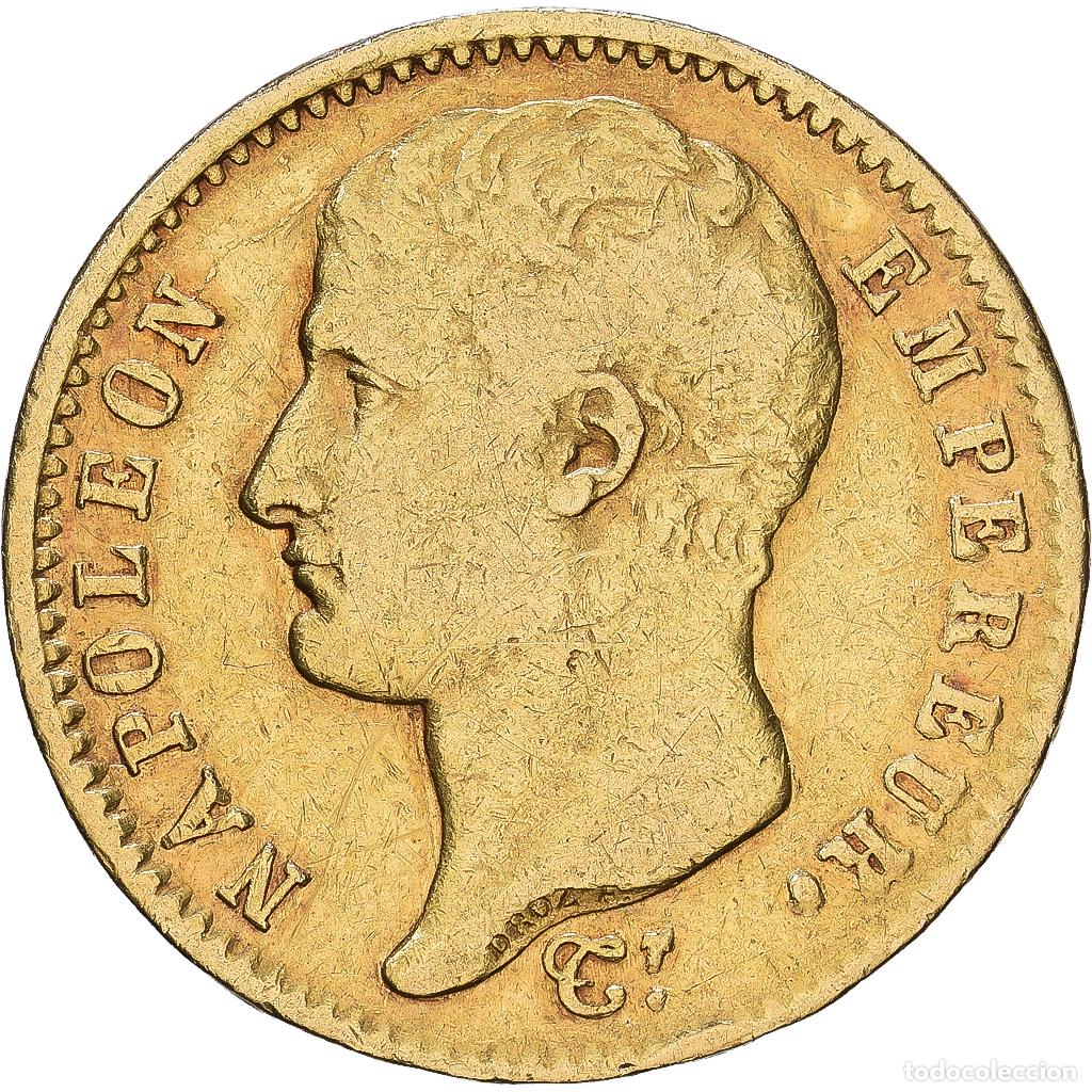 Monedas antiguas de Europa: [#1552532] Francia, Napoleon I, 20 Francs, 1807, Paris, Oro, BC+, Gadoury:1023a, KM:A687.1