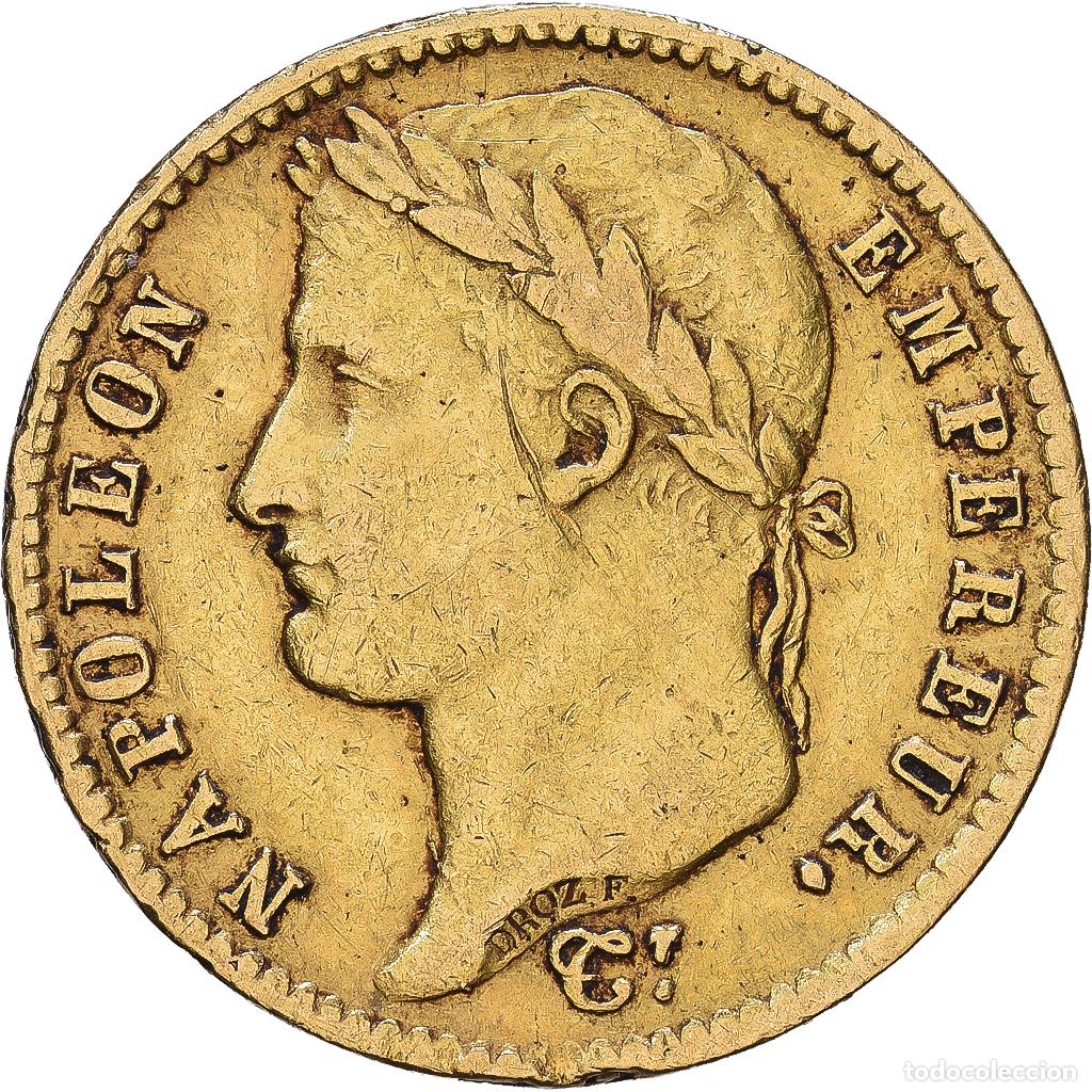 Monedas antiguas de Europa: [#1552535] Francia, Napoleon I, 20 Francs, 1810, Paris, Oro, MBC, Gadoury:1025, KM:695.1