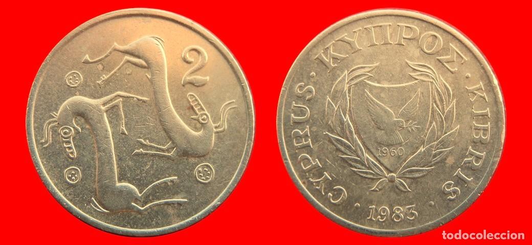 Monete antiche di Europa: 2 CENTIMOS 1983 CHIPRE-156614